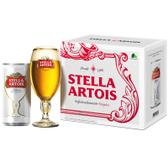 Imagem da oferta Kit para Presente Stella Artois + 1 Cálice + 8 Latas de 269ml