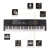 Imagem da oferta Teclado Eletrônico Órgão IniciantesProfissionais 61 Teclas BF-6138 Alta Qualidade com Microfone