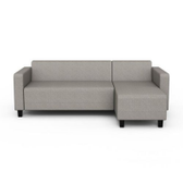 Imagem da oferta Sofa 3 Lugares Chaise Metro Linn 205X139X69H Cinza Claro Etna