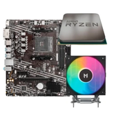 Imagem da oferta Placa Mae Msi A520M A Pro Processador Amd Ryzen 5 5500F Air Cooler Mach1 Artic