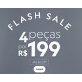 Imagem da oferta Leve 4 peças por R$ 199 na C&A