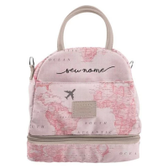 Imagem da oferta Lancheira Térmica Mix Personalizada - Mapa Mundi Rosa Manuscrita - Gocase