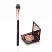 Imagem da oferta Kit Una Iluminador Marmorizado e Pincel