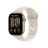 Imagem da oferta Apple Watch Series 12 GPS + Cellular caixa em alumínio douradoclaro de 42 mm com Bracelete desportiva areia - ML