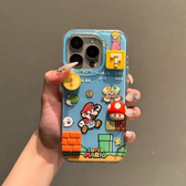 Imagem da oferta Capa para Celular em Acrílico 3D com Temática Super Mario para Samsung Galaxy S26 Note 20 Ultra S25 Plus S24 S23 S22