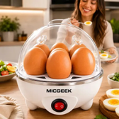 Imagem da oferta Cozedor De Ovos Automático Panela A Vapor Elétrica Legumes Elétrica Portátil Prático Rápido 7 Ovos Em 5min Micgeek