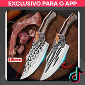 Imagem da oferta Faca Oriental Alta Performance c Detalhes de Dragão - Churrasco e Cozinha