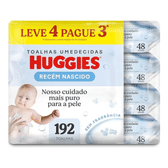 Imagem da oferta 6 Pacotes Lenços Umedecidos Huggies Recém Nascido