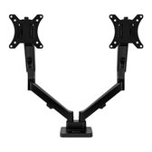 Imagem da oferta Suporte Articulado Pistão a Gás p 2 Monitores Zinnia Nimbo 210, 13” a 32” - Preto