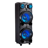 Imagem da oferta Caixa De Som Pulse Storm 2 12 Pol Bleutooth Led Rádio-1500w cor Preto