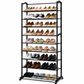 Imagem da oferta Sapateira Organizadora 30 Pares Vertical Aço e Plástico Preta