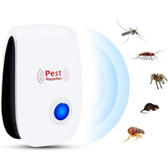 Imagem da oferta Repelente Eletrônico Ultrassônico de Pragas, Plug-in, Afasta Ratos, Baratas, Mosquitos e Aranhas, Insetos Seguro para Pets Humanos e Plantas Aparelh