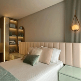 Imagem da oferta Cabeceira Estofada Para Cama Box Queen Size - Estilo Capitonê