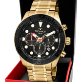 Imagem da oferta Relógio Technos Masculino Acqua Dourado - Js25bch/1p Bisel Preto