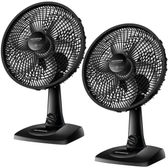 Imagem da oferta Kit 2 Ventiladores de mesa 30 cm 6 pás com 3 velocidades VSP-30-B Mondial