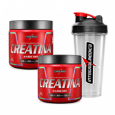 Imagem da oferta Kit 2 Creatina Integralmedica 300g + Coqueteleira 600ml