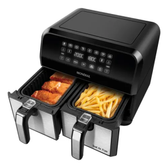 Imagem da oferta Fritadeira Air Fryer Dual Duplo Cesto 8L Mondial 2200W - AFD-01-BI