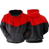 Imagem da oferta Moletom HyperX Oficial Modelo Canguru, Vermelho e Cinza - Tamanho XG
