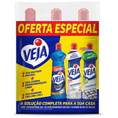 Imagem da oferta Kit Veja: Limpador Multiuso + Cozinha + Banheiro