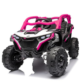 Imagem da oferta Carro Elétrico Jipe UTV Max 12V Som Luz de Led Controle Remoto (Rosa)