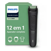 Imagem da oferta Philips Aparador e Barbeador Elétrico All-in-One Série 3000 12 em 1 12 acessórios para o visual completo | Lâminas c