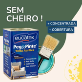 Imagem da oferta Tinta de acrílico Eucatex Peg e Pinte com acabamento fosco de 18L - gelo