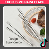 Imagem da oferta Pinça de alimentos de aço inoxidável 304 para uso pessoal ou comercial na cozinha pin...