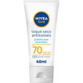 Imagem da oferta Protetor Solar Facial NIVEA SUN Toque Seco Antissinais FPS 70 - 40ml