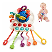 Imagem da oferta Brinquedo Montessori Polvo Azul Muntor Imports