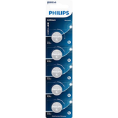 Imagem da oferta Bateria Philips do tipo moeda CR2032 3V lítio com pack 5 unidades CR2032P5B59