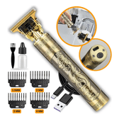 Imagem da oferta Maquina De Cortar Cabelo Barbeador Eletrico Dragão Buda Profissional Kamufla