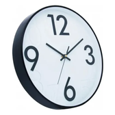 Imagem da oferta Relógio De Parede Donum Branco Com Preto 30,5x4cm - Lyor