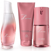 Imagem da oferta Presente Natura Luna: Desodorante Colônia Feminino 75ml + Desodorante Hidratante Corporal Perfumado 100ml + Desodorante Corporal Feminino 100ml