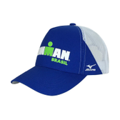 Imagem da oferta Boné Mizuno Ironman 2019 - Azul e branco