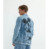 Imagem da oferta Jaqueta Jeans Estampa Costas Mickey - Masculina