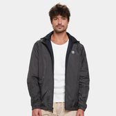 Imagem da oferta Jaqueta Corta Vento Open Shock Dupla Face Masculina - Chumbo+Preto