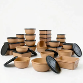 Imagem da oferta Kit 21 Potes Plásticos Com Tampa Tamanhos Variados Livre Bpa
