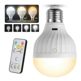 Imagem da oferta Lâmpada De Emergência Led Recarregável E27 2600mah Bivolt Branco 85-265