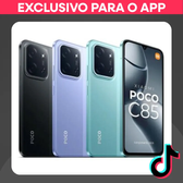 Imagem da oferta Celular Xiaomi Poco C85 4G NFC 8GB 256GB Global Dual Sim Micro SD Tela 6.9" 120Hz Bater...