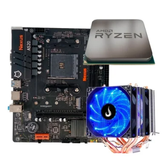 Imagem da oferta Placa-Mãe Husky Nexus A520 + Processador AMD Ryzen 5 5500F + Air Cooler Rise Mode Gamer G700