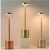 Imagem da oferta Luminária de Mesa Candeiro Dumbbell Touch de Quarto Luxuosa 3 Tons de Led GA-270