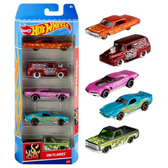 Imagem da oferta Pacote 5 Carros Sortidos Hot Wheels Mattel