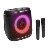Imagem da oferta JBL Caixa de Som PartyBox Encore Essential 2 Mic Show de Luzes Bluetooth Portátil Resistente a Respingos Bateria