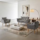 Imagem da oferta Kit Namoradeira Decorativa + 2 Poltronas De Amamentação