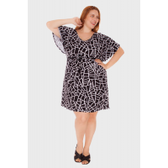 Imagem da oferta Vestido Craquelê Plus Size