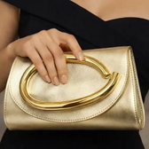 Imagem da oferta Bolsa Clutch Feminina Dourada Luxo Para Festa Casamento
