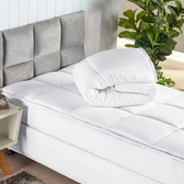 Imagem da oferta Pillow Top Protetor Colchão Cama Casal 400 Fios