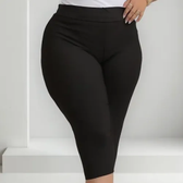 Imagem da oferta Calça Legging Corsario Capri Leg Suplex Plus Size Corsaria