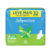Imagem da oferta Absorvente Com Abas Sempre Livre Adapt, Cobertura Suave, 32 Unidades