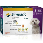 Imagem da oferta Zoetis Simparic 10mg Para Cães De 2 6 A 5kg Com 3 Comprimidos